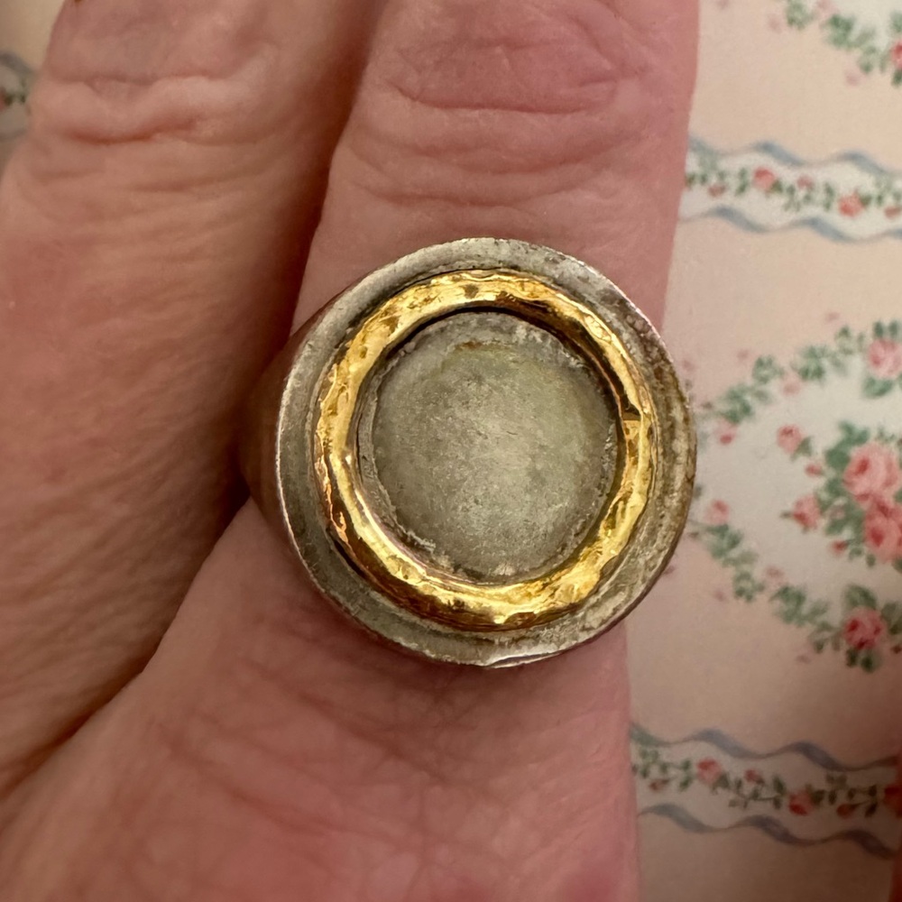 Adina Reyter Sterling Silver Vermeil Ring Size 6 EUC